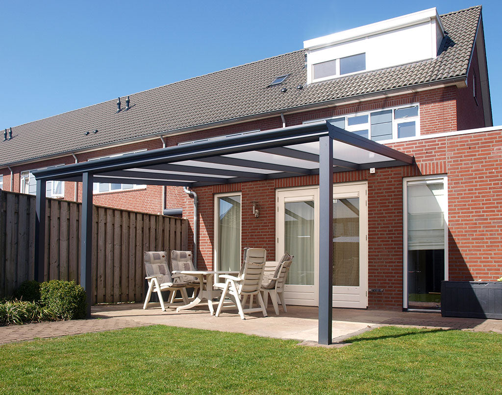 Deponti Bosco Aluminium Veranda Canopy 4060mm x 2500mm