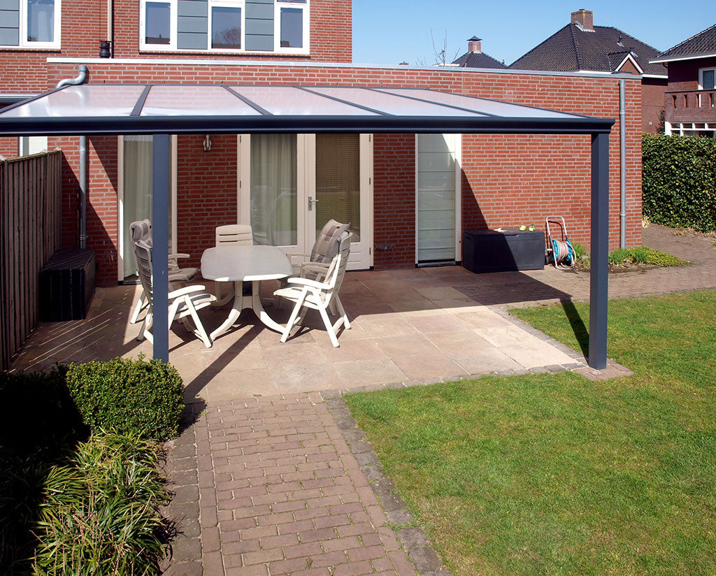 Deponti Bosco Aluminium Veranda Canopy 4060mm x 2500mm