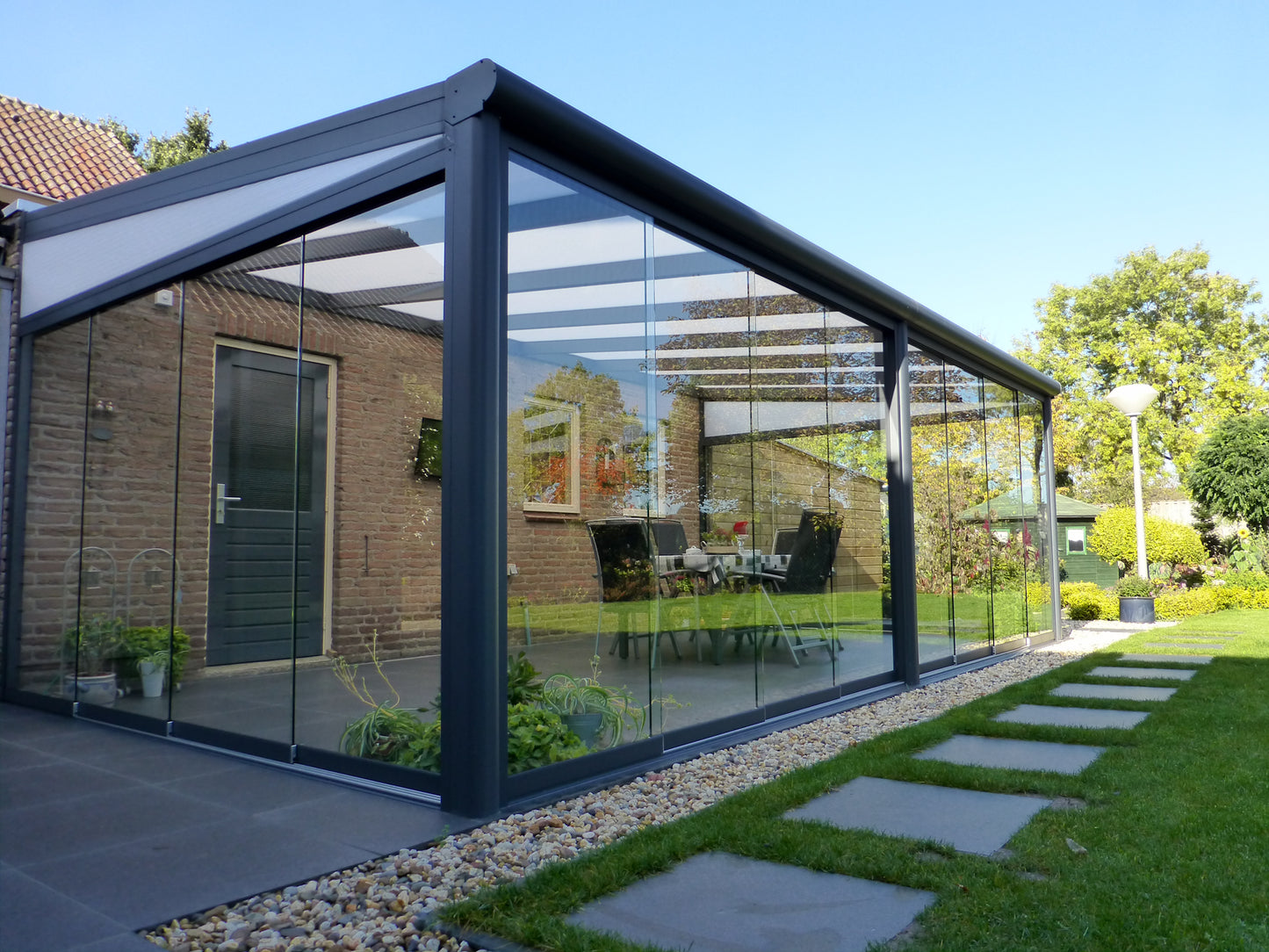 Fiano Glass Sliding Doors For The Front Up To 6000mm wide